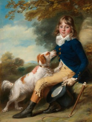 Portrait Of Thomas Sheppard by John Russell Oil Painting
