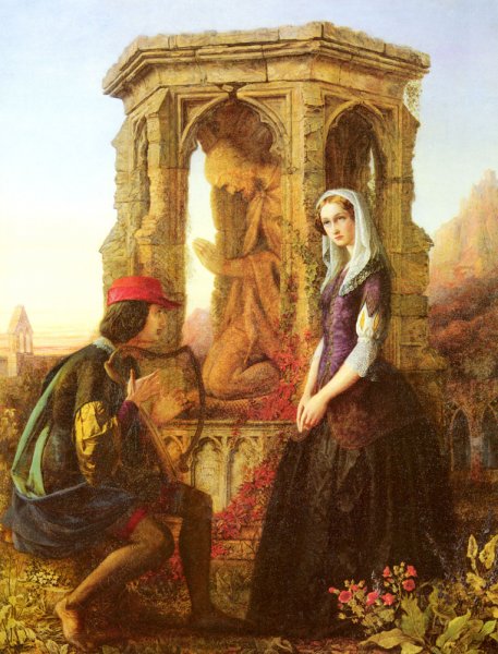 Love by John S. Clifton - Hand-Painted Oil Painting Reproduction