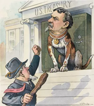 A tried watch-dog who will be retained by John Samuel Pughe Oil Painting