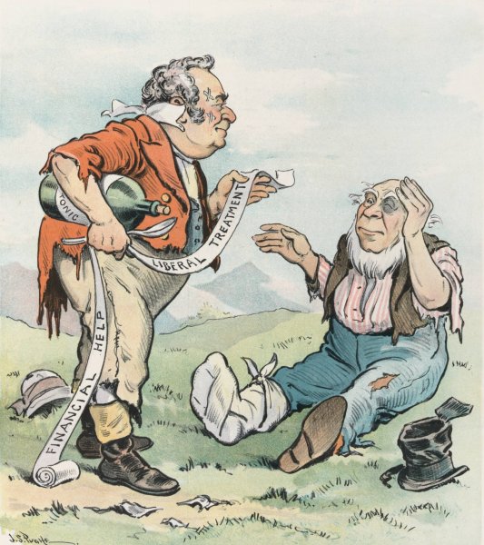 After the fight  by John Samuel Pughe - Hand-Painted Oil Painting Reproduction