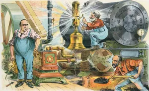 Firing up the wrong boiler by John Samuel Pughe Oil Painting