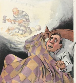 The trust promoter's nightmare by John Samuel Pughe Oil Painting