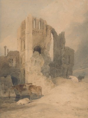 Castle Acre Priory, Norfolk by John Sell Cotman Oil Painting