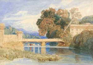 Chateau Navarre, near Evreux, Normandy by John Sell Cotman Oil Painting