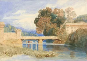 Chateau Navarre, near Evreux, Normandy by John Sell Cotman Oil Painting