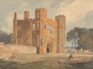 Gate-way, Saint Mary's Wiggenhall, Norfolk by John Sell Cotman Oil Painting