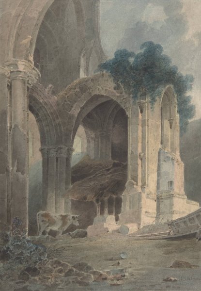 Main Product Photo of Rievaulx Abbey, Yorkshire  Painting by John Sell Cotman