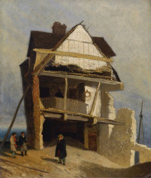 Ruined House by John Sell Cotman Oil Painting