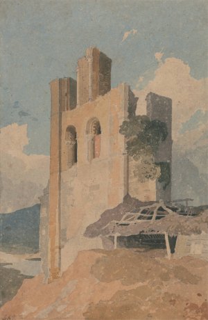 Sheriff Hutton Castle, Yorkshire by John Sell Cotman Oil Painting