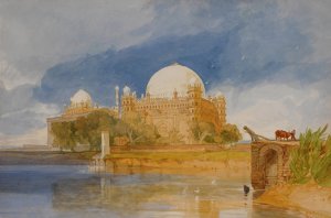 Sultan Mahamed Shah's Tomb, Bejapore, India by John Sell Cotman Oil Painting
