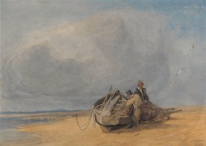 Yarmouth Sands, Norfolk by John Sell Cotman Oil Painting