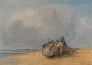 Yarmouth Sands, Norfolk by John Sell Cotman Oil Painting