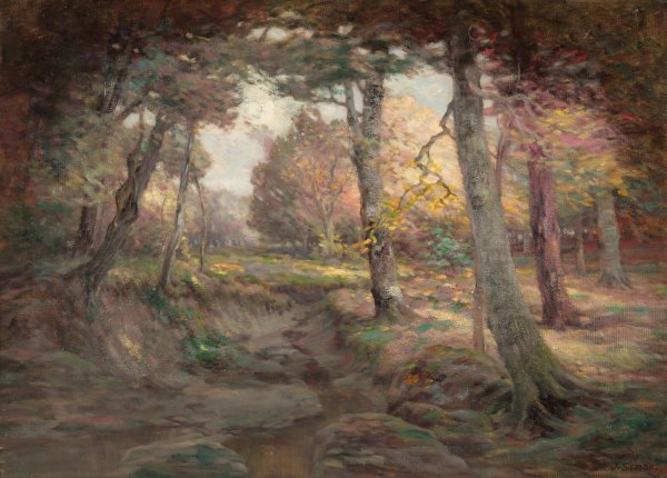 Edge of the Woods  by John Semon - Hand-Painted Oil Painting Reproduction