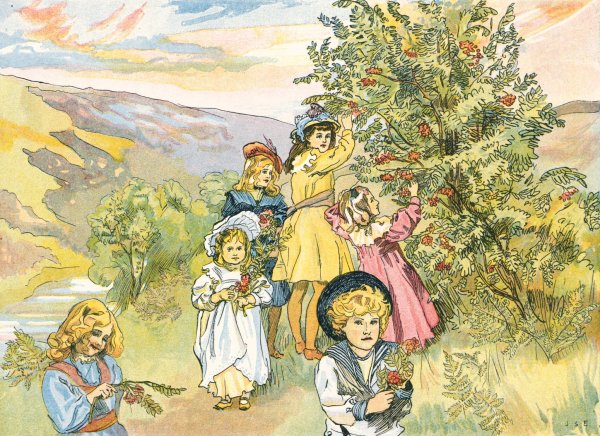 The Rowan  by John Shelton Eland - Hand-Painted Oil Painting Reproduction