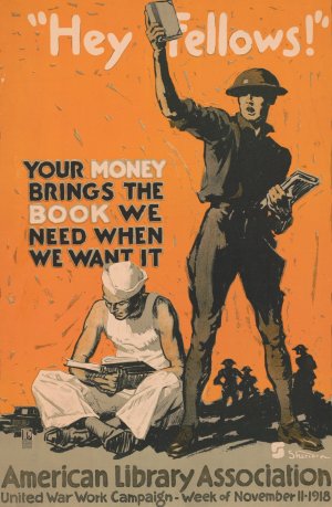 Hey fellows! Your money brings the book we need when we want it by John Sheridan Oil Painting