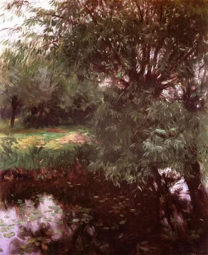 A Backwater at Wargrave by John Singer Sargent - Oil Painting Reproduction