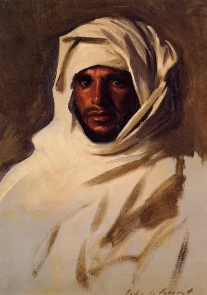 A Bedouin Arab Oil painting by John Singer Sargent