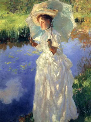 A Morning Walk painting by John Singer Sargent