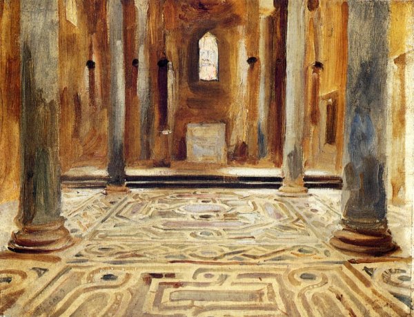 Main Product Photo of A Mosque, Cairo, 1891 Painting by John Singer Sargent