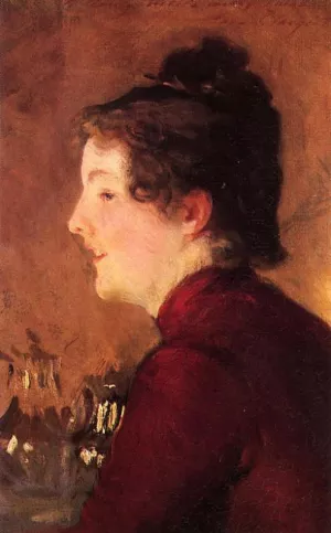 A Portrait of Violet by John Singer Sargent - Oil Painting Reproduction