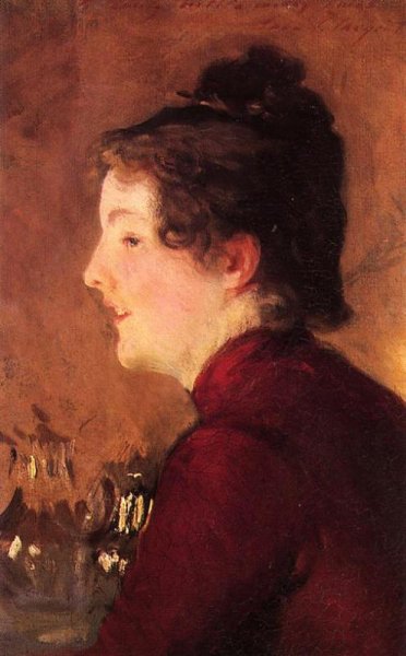 A Portrait of Violet by John Singer Sargent - Hand-Painted Oil Painting Reproduction