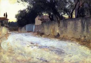A Road in the South by John Singer Sargent Oil Painting