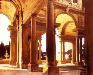 A Study of Architecture, Florence by John Singer Sargent Oil Painting