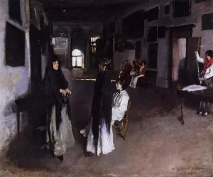 A Venetian Interior by John Singer Sargent Oil Painting