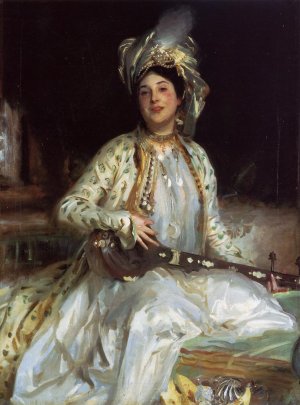 Almina, Daughter of Asher Wertheimer by John Singer Sargent Oil Painting