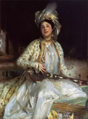 Almina, Daughter of Asher Wertheimer by John Singer Sargent Oil Painting