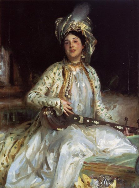 Main Product Photo of Almina, Daughter of Asher Wertheimer Painting by John Singer Sargent