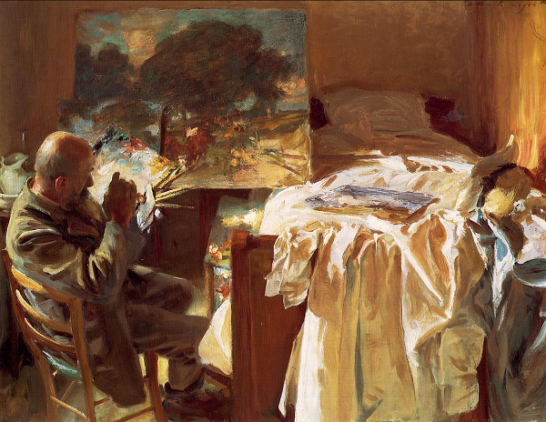 Main Product Photo of An Artist in His Studio Painting by John Singer Sargent