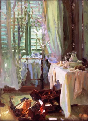 An Hotel Room by John Singer Sargent Oil Painting