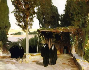 Arab Women, Jerusalem painting by John Singer Sargent