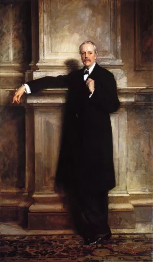 Arthur James Balfor painting by John Singer Sargent
