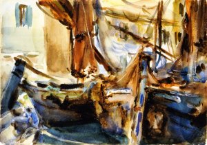 At Chioggia by John Singer Sargent Oil Painting