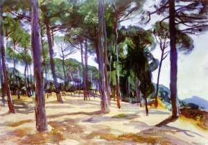 At Frascati by John Singer Sargent Oil Painting