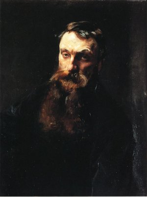 Auguste Rodin Oil painting by John Singer Sargent