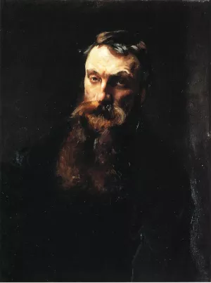 Auguste Rodin painting by John Singer Sargent