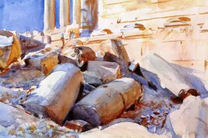 Baalbak painting by John Singer Sargent