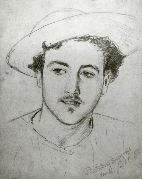 Bartholomy Magagnosco by John Singer Sargent - Hand-Painted Oil Painting Reproduction