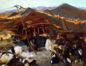 Bedouin Encampment painting by John Singer Sargent