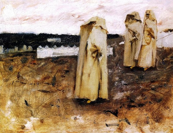 Bedouin Women by John Singer Sargent - Hand-Painted Oil Painting Reproduction