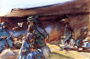 Black Tent by John Singer Sargent Oil Painting
