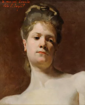 Blonde Model by John Singer Sargent Oil Painting