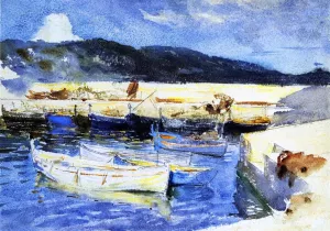 Boats II Oil painting by John Singer Sargent