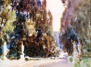 Boboli Gardens II by John Singer Sargent Oil Painting
