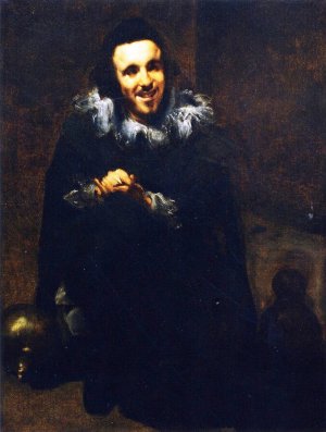 Buffoon Juan Calabazas after Velazquez by John Singer Sargent Oil Painting
