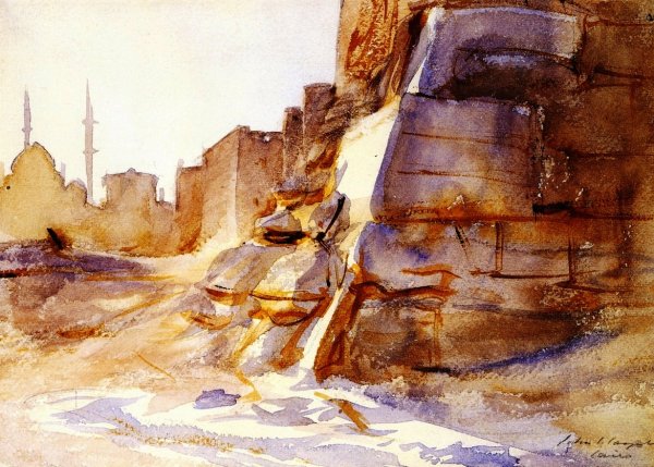Cairo by John Singer Sargent - Hand-Painted Oil Painting Reproduction