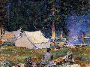 Camping at Lake O'Hara